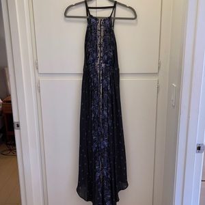 Free People Boho Midi Backless Dress 6 Medium